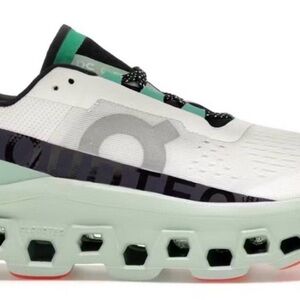 On Running Women's White Mint Athletic Shoes